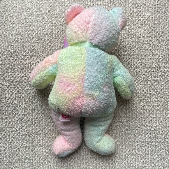 Ty Beanie Buddy Groovy the Tie Dye Bear Large 15" 1999 Retired Plush Toy  NWT - Picture 3 of 7